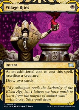 Village Rites [Strixhaven: Mystical Archive] MTG Single Magic: The Gathering  | Multizone: Comics And Games
