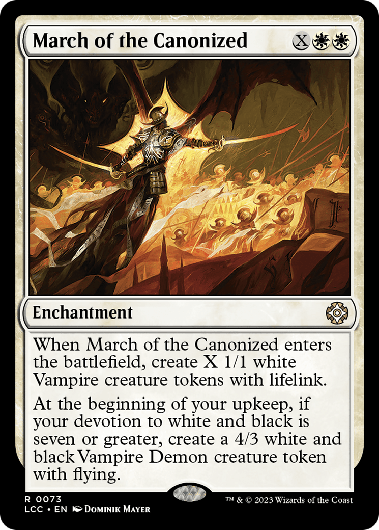 March of the Canonized [The Lost Caverns of Ixalan Commander] MTG Single Magic: The Gathering  | Multizone: Comics And Games
