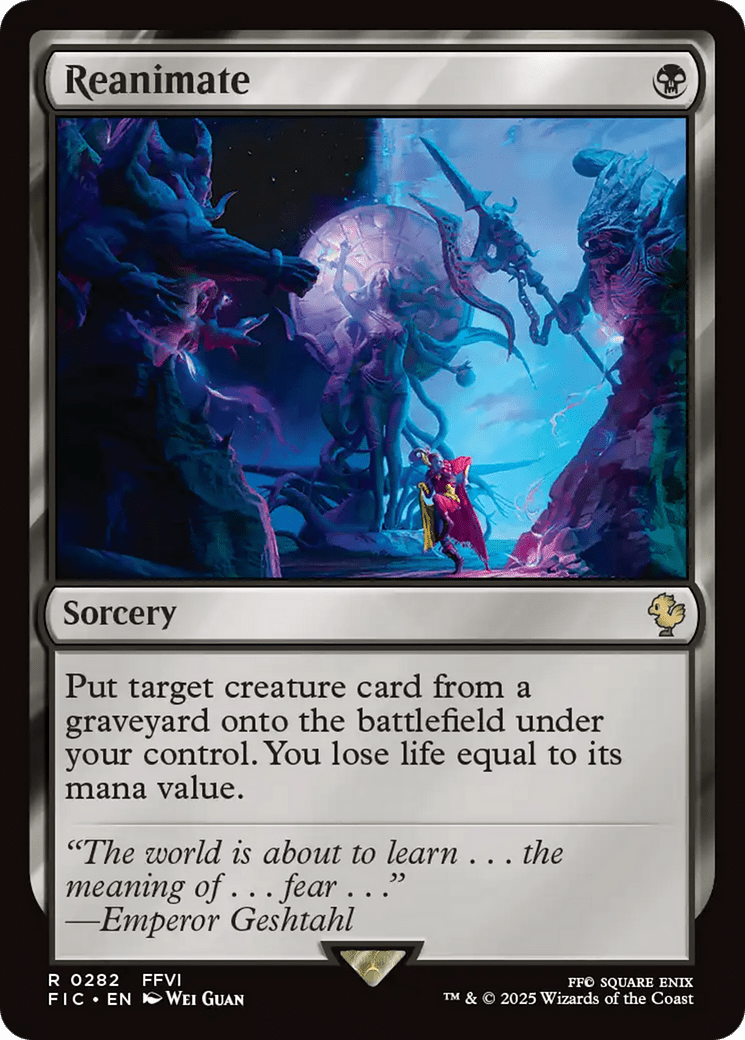 Reanimate [FINAL FANTASY Commander] MTG Single Magic: The Gathering  | Multizone: Comics And Games
