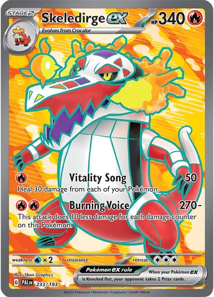 Skeledirge ex (233/193) [Scarlet & Violet: Paldea Evolved] Pokemon Single Pokémon  | Multizone: Comics And Games