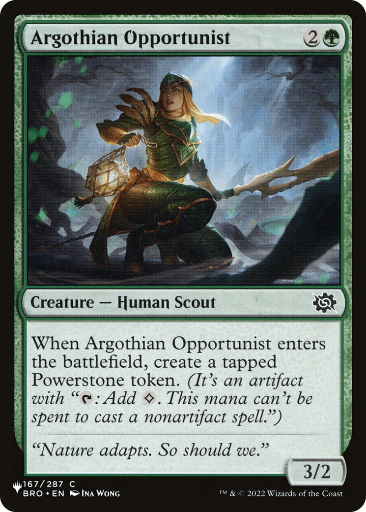 Argothian Opportunist [The List] MTG Single Magic: The Gathering  | Multizone: Comics And Games