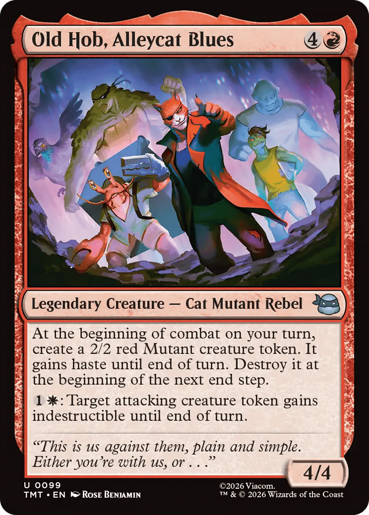 Old Hob, Alleycat Blues [Teenage Mutant Ninja Turtles] MTG Single Magic: The Gathering  | Multizone: Comics And Games