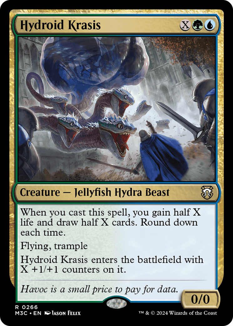 Hydroid Krasis (Ripple Foil) [Modern Horizons 3 Commander] MTG Single Magic: The Gathering  | Multizone: Comics And Games