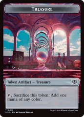 Elemental (0002) // Treasure Double-Sided Token [Secrets of Strixhaven Tokens] MTG Single Magic: The Gathering  | Multizone: Comics And Games