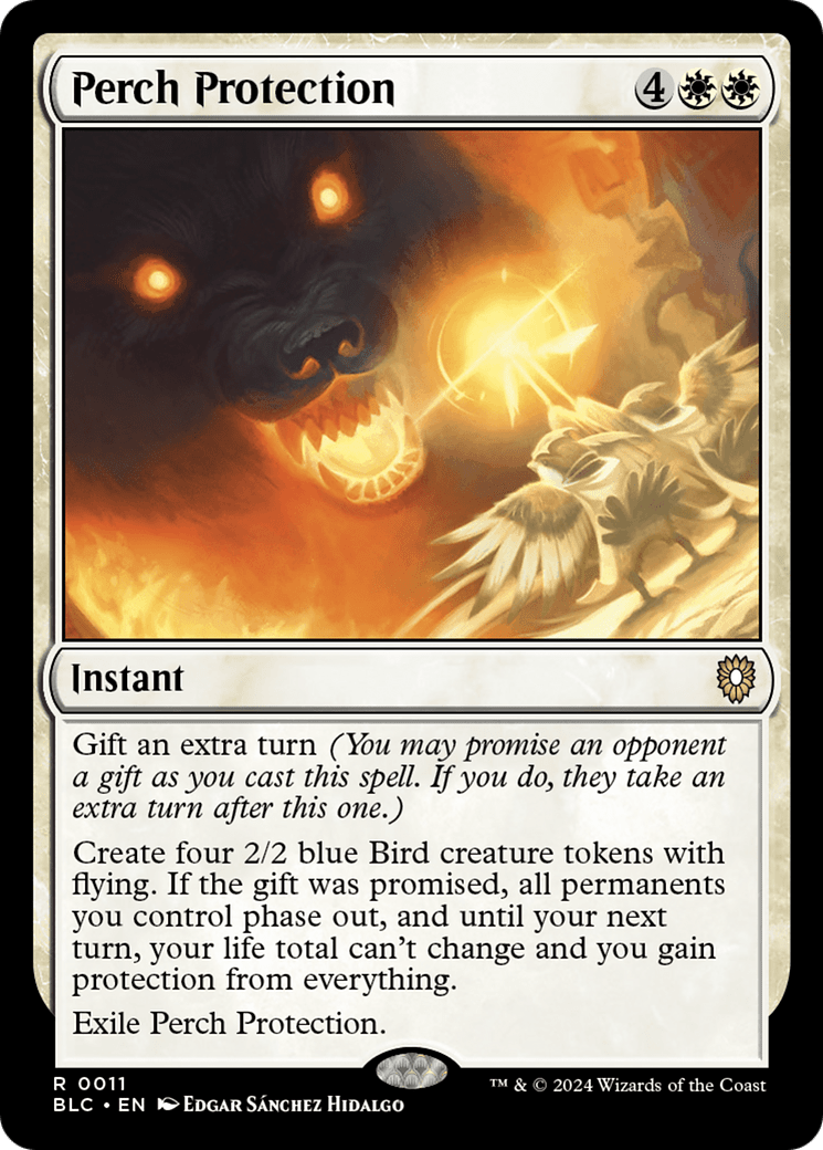 Perch Protection [Bloomburrow Commander] MTG Single Magic: The Gathering  | Multizone: Comics And Games