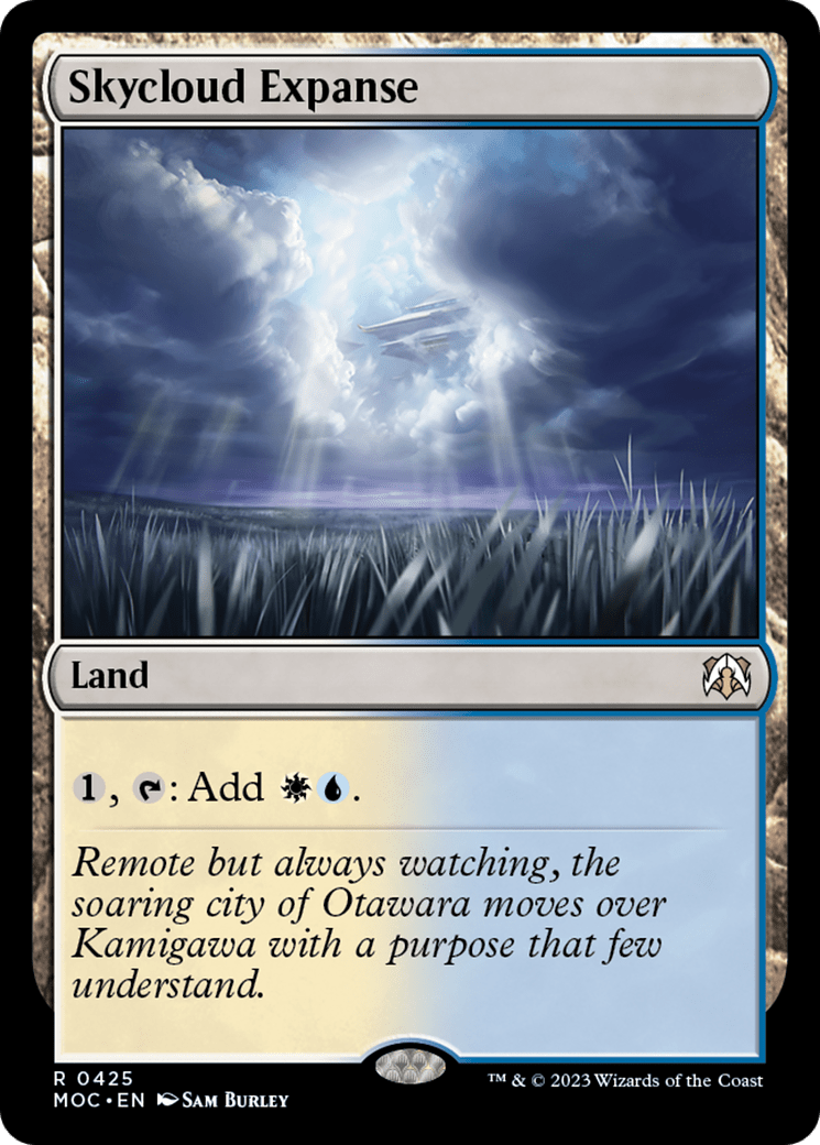 Skycloud Expanse [March of the Machine Commander] MTG Single Magic: The Gathering  | Multizone: Comics And Games