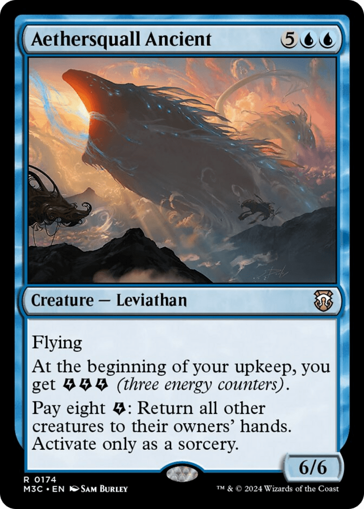 Aethersquall Ancient (Ripple Foil) [Modern Horizons 3 Commander] MTG Single Magic: The Gathering  | Multizone: Comics And Games