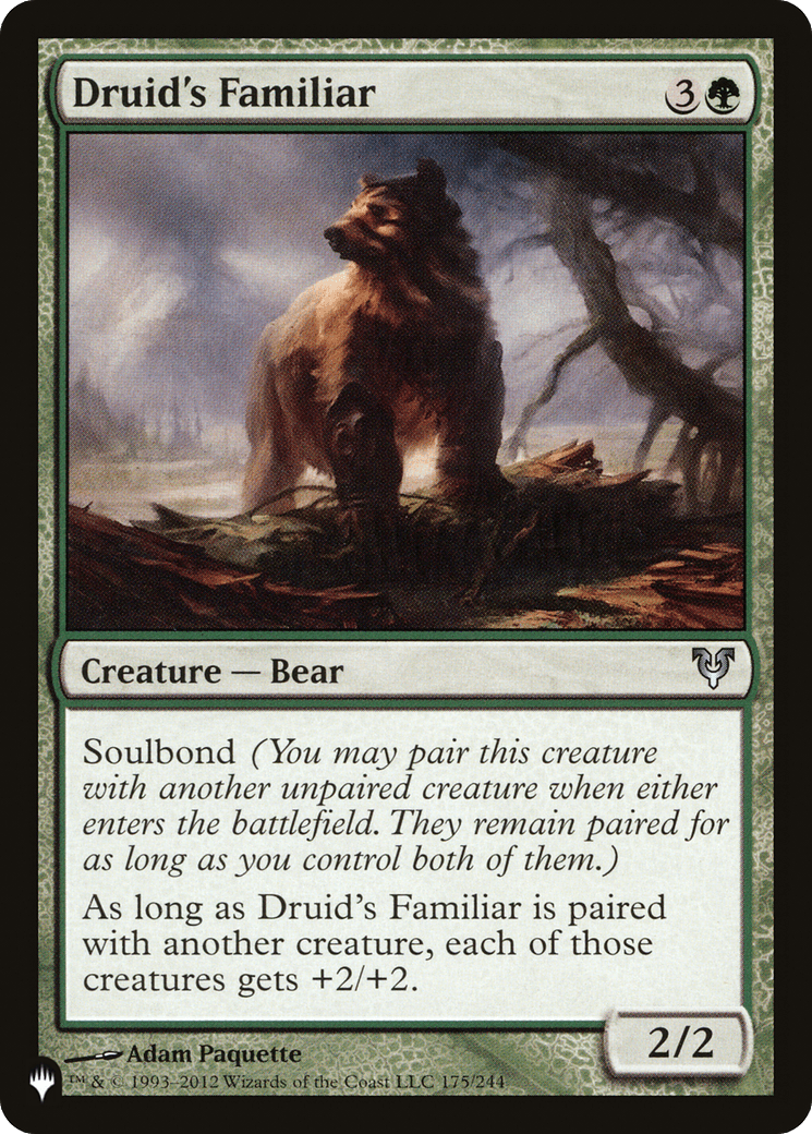 Druid's Familiar [The List] MTG Single Magic: The Gathering  | Multizone: Comics And Games