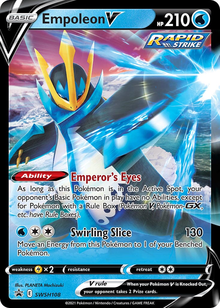 Empoleon V (SWSH108) [Sword & Shield: Black Star Promos] Pokemon Single Pokémon  | Multizone: Comics And Games