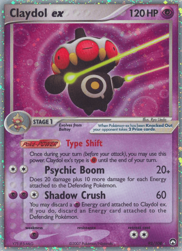 Claydol ex (93/108) [EX: Power Keepers] Pokemon Single Pokémon  | Multizone: Comics And Games