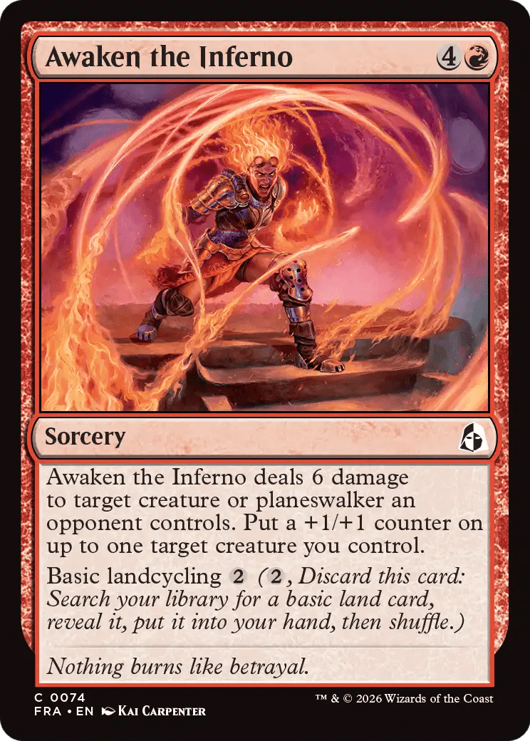 Awaken the Inferno [Reality Fracture] MTG Single Magic: The Gathering  | Multizone: Comics And Games