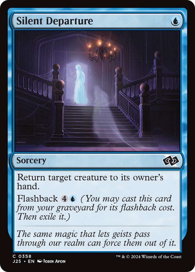 Silent Departure [Foundations Jumpstart] MTG Single Magic: The Gathering  | Multizone: Comics And Games