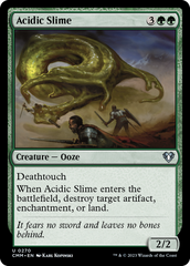 Acidic Slime [Commander Masters] | Multizone: Comics And Games