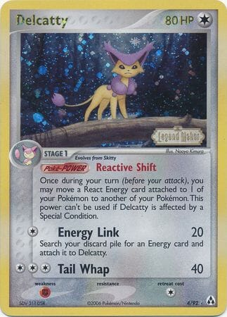 Delcatty (4/92) (Stamped) [EX: Legend Maker] Pokemon Single Pokémon  | Multizone: Comics And Games