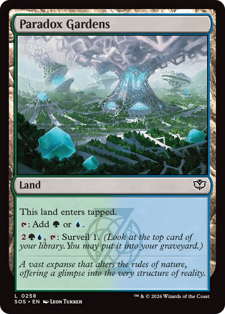 Paradox Gardens [Secrets of Strixhaven] MTG Single Magic: The Gathering  | Multizone: Comics And Games