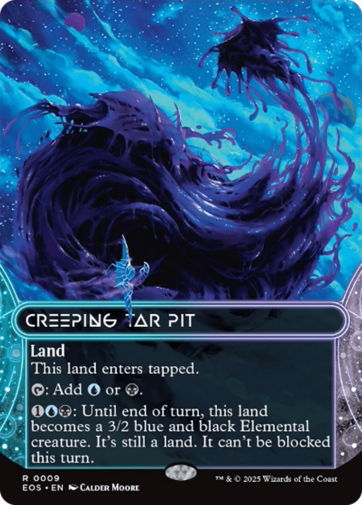 Creeping Tar Pit (0009) (Bordelress) [Edge of Eternities: Stellar Sights] MTG Single Magic: The Gathering  | Multizone: Comics And Games