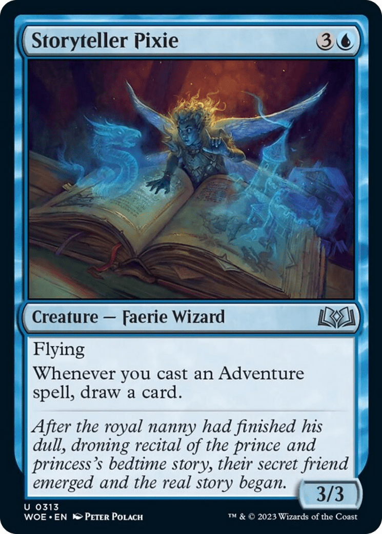 Storyteller Pixie [Wilds of Eldraine] MTG Single Magic: The Gathering  | Multizone: Comics And Games