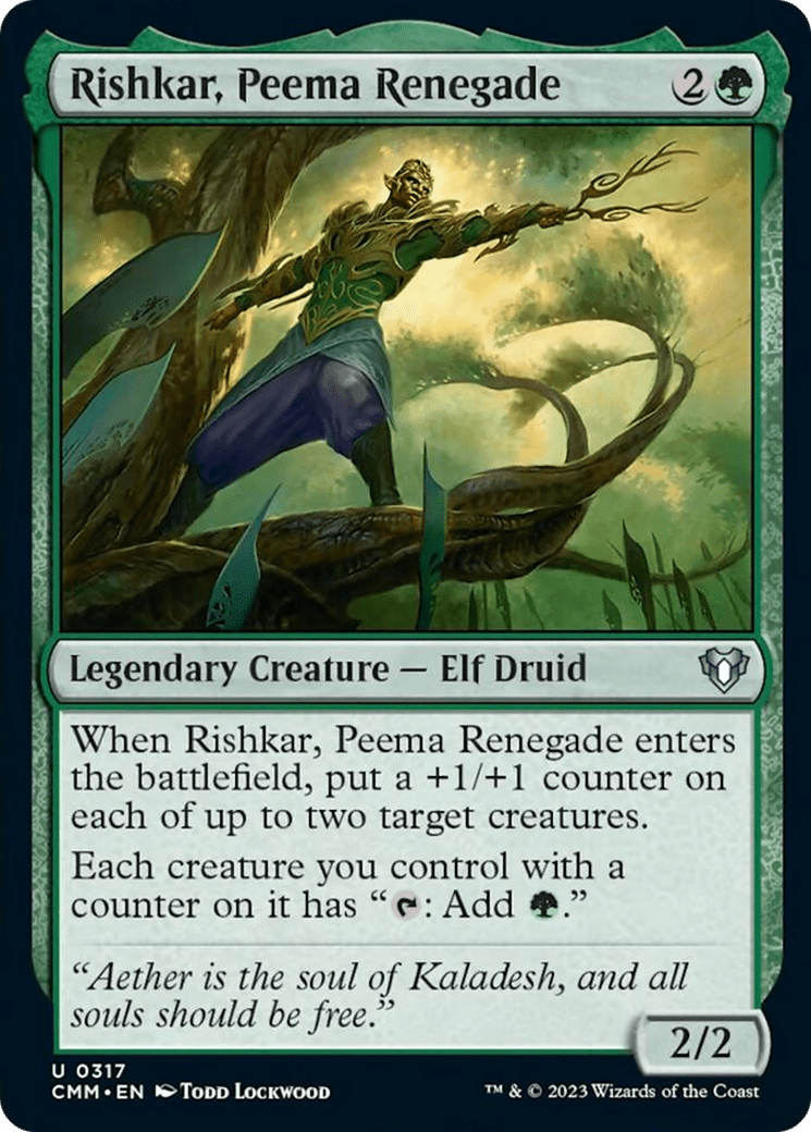 Rishkar, Peema Renegade [Commander Masters] MTG Single Magic: The Gathering  | Multizone: Comics And Games