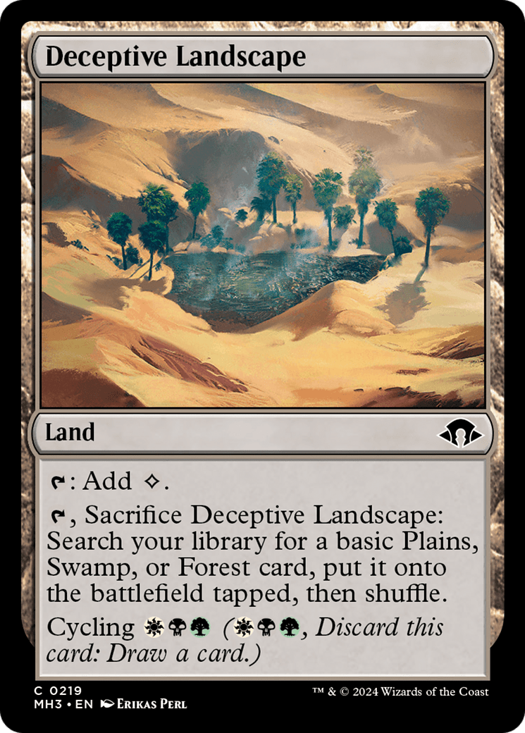 Deceptive Landscape [Modern Horizons 3] MTG Single Magic: The Gathering  | Multizone: Comics And Games