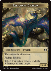 Reliquary Dragon // Dragon (0011) Double-Sided Token [Tarkir: Dragonstorm Tokens] MTG Single Magic: The Gathering  | Multizone: Comics And Games