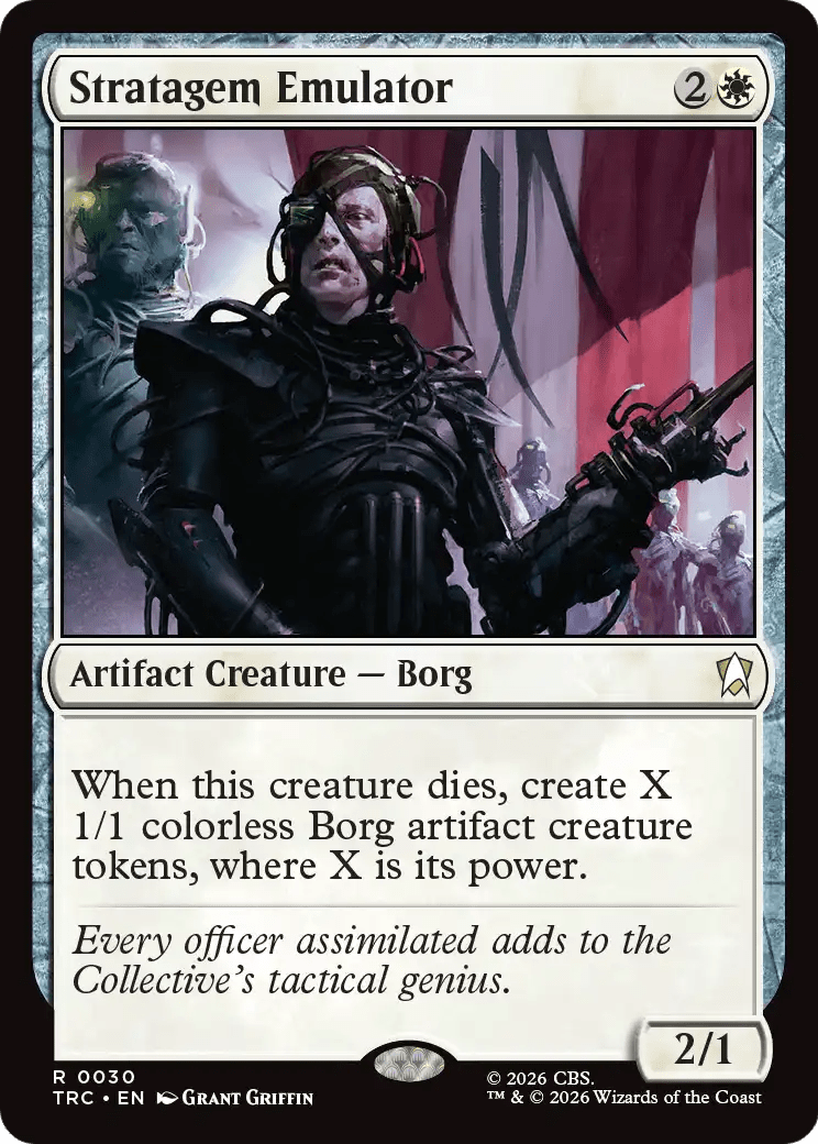 Stratagem Emulator (Surge Foil) [Star Trek Commander] MTG Single Magic: The Gathering  | Multizone: Comics And Games