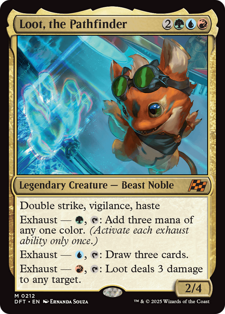 Loot, the Pathfinder [Aetherdrift] MTG Single Magic: The Gathering  | Multizone: Comics And Games