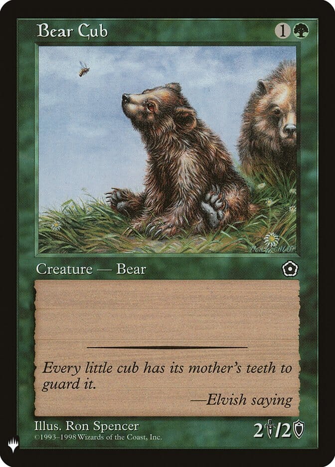 Bear Cub [Mystery Booster] MTG Single Magic: The Gathering  | Multizone: Comics And Games