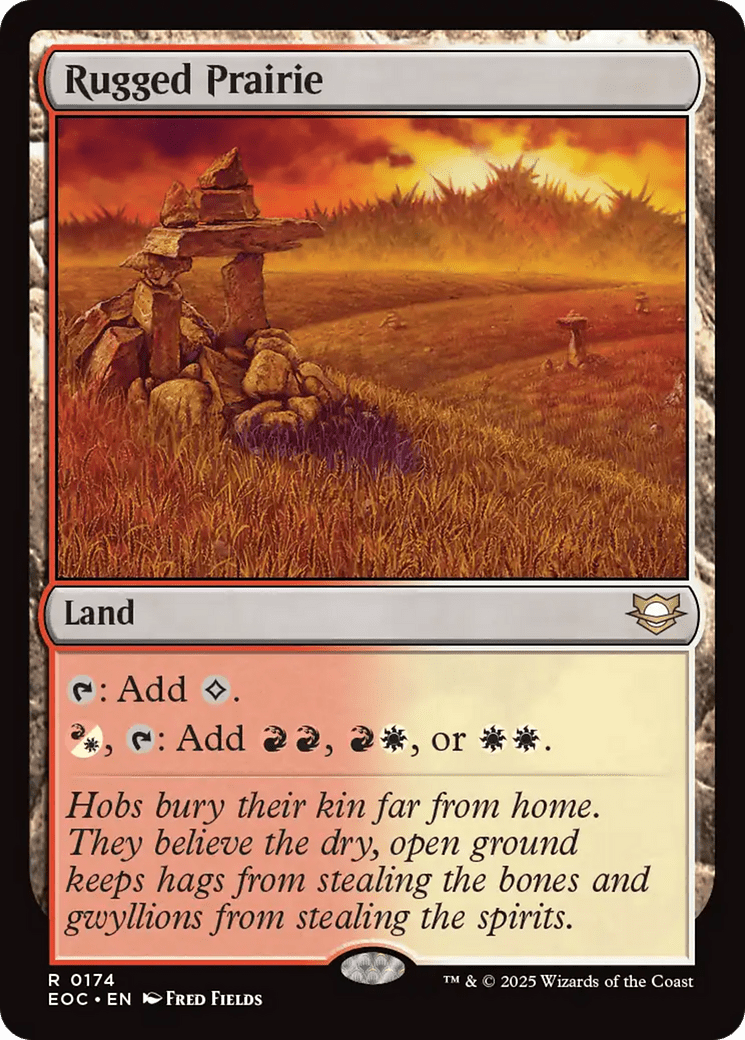 Rugged Prairie [Edge of Eternities Commander] MTG Single Magic: The Gathering  | Multizone: Comics And Games