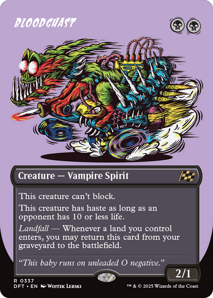 Bloodghast (Borderless) [Aetherdrift] MTG Single Magic: The Gathering  | Multizone: Comics And Games