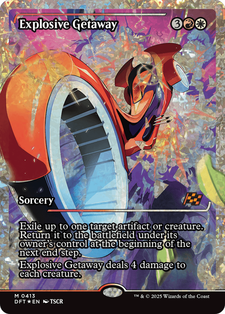 Explosive Getaway (Promo Pack) [Aetherdrift Promos] MTG Single Magic: The Gathering  | Multizone: Comics And Games