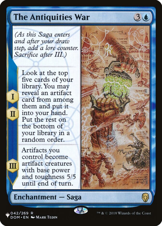 The Antiquities War [The List] MTG Single Magic: The Gathering  | Multizone: Comics And Games