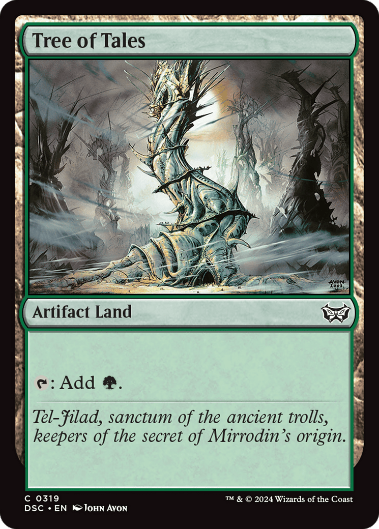 Tree of Tales [Duskmourn: House of Horror Commander] MTG Single Magic: The Gathering  | Multizone: Comics And Games