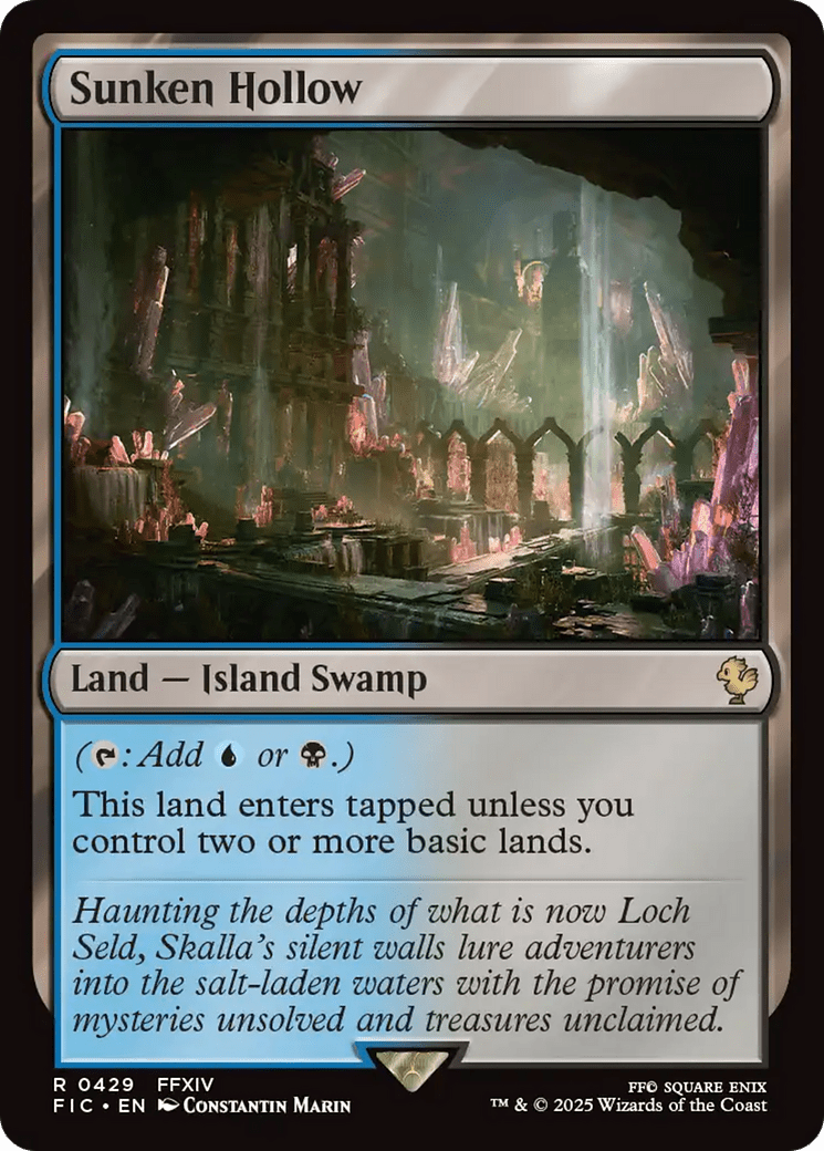 Sunken Hollow [FINAL FANTASY Commander] MTG Single Magic: The Gathering  | Multizone: Comics And Games
