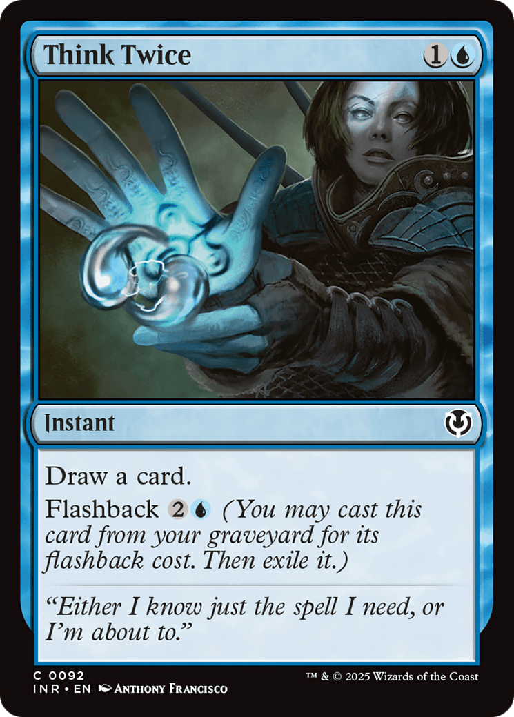 Think Twice [Innistrad Remastered] MTG Single Magic: The Gathering  | Multizone: Comics And Games