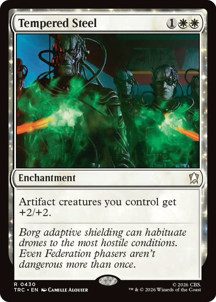 Tempered Steel (Surge Foil) [Star Trek Commander] MTG Single Magic: The Gathering  | Multizone: Comics And Games