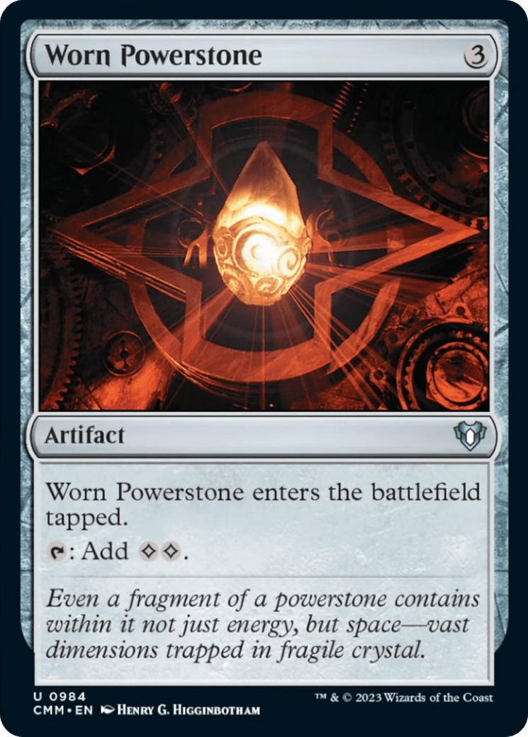 Worn Powerstone [Commander Masters] MTG Single Magic: The Gathering  | Multizone: Comics And Games