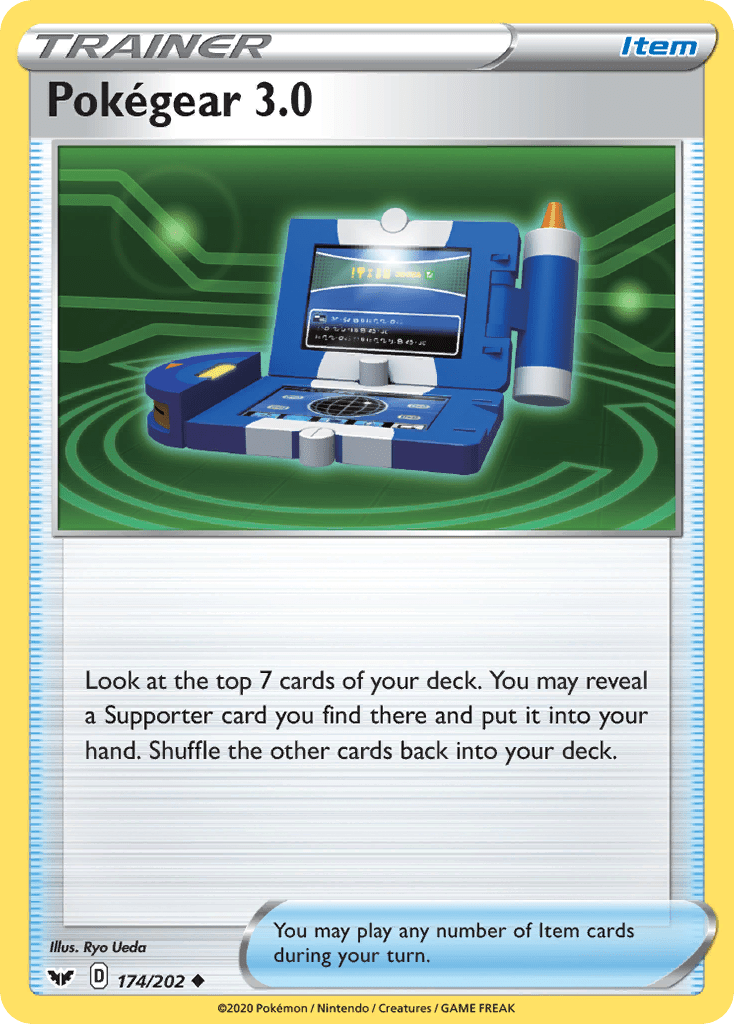 Pokegear 3.0 (174/202) [Sword & Shield: Base Set] Pokemon Single Pokémon  | Multizone: Comics And Games