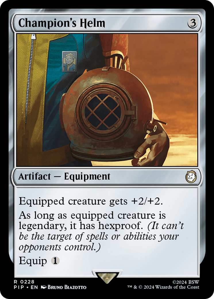 Champion's Helm [Fallout] MTG Single Magic: The Gathering  | Multizone: Comics And Games