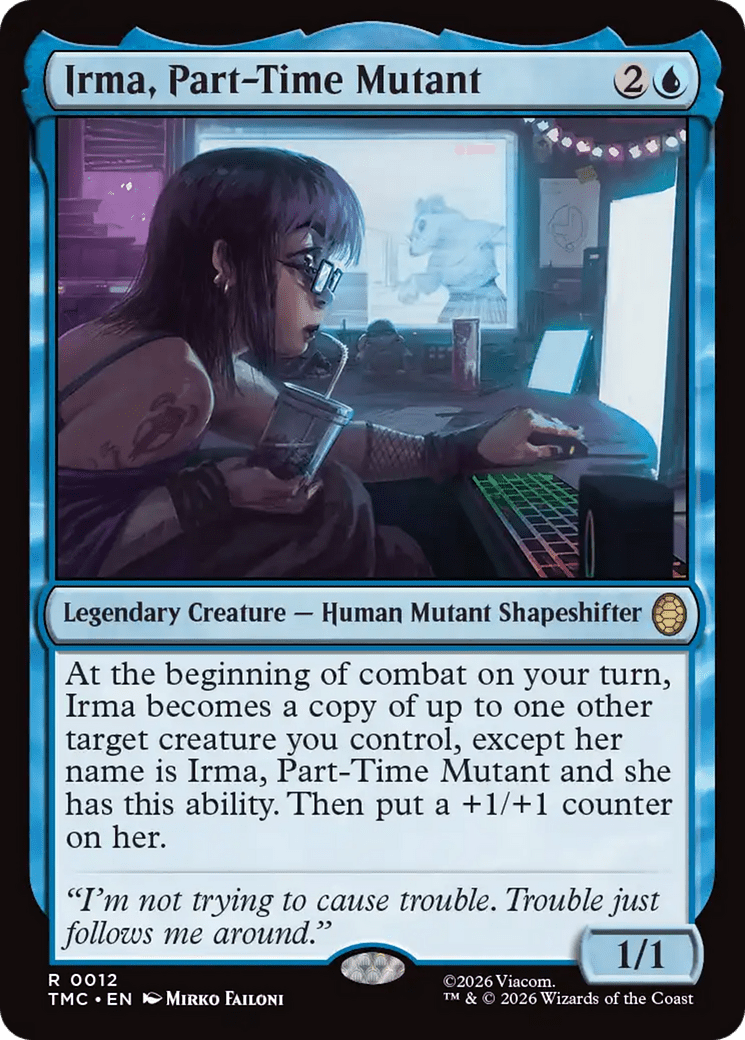Irma, Part-Time Mutant [Teenage Mutant Ninja Turtles Commander] MTG Single Magic: The Gathering  | Multizone: Comics And Games