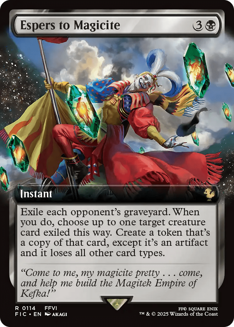 Espers to Magicite (Extended Art) [FINAL FANTASY Commander] MTG Single Magic: The Gathering  | Multizone: Comics And Games