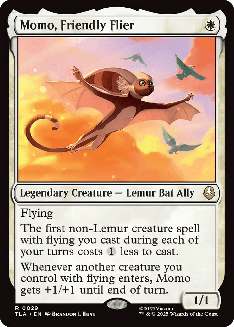 Momo, Friendly Flier [Avatar: The Last Airbender] MTG Single Magic: The Gathering  | Multizone: Comics And Games