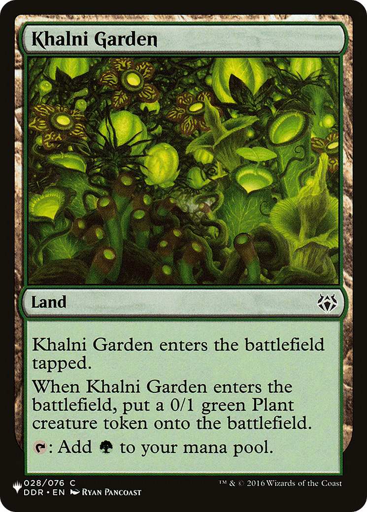 Khalni Garden [The List] MTG Single Magic: The Gathering  | Multizone: Comics And Games