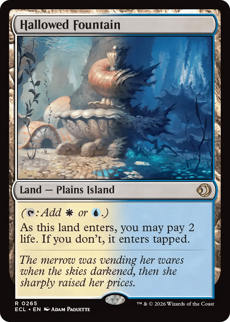 Hallowed Fountain [Lorwyn Eclipsed] MTG Single Magic: The Gathering  | Multizone: Comics And Games