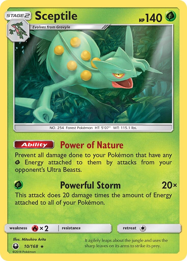Sceptile (10/168) (Theme Deck Exclusive) [Sun & Moon: Celestial Storm] Pokemon Single Pokémon  | Multizone: Comics And Games