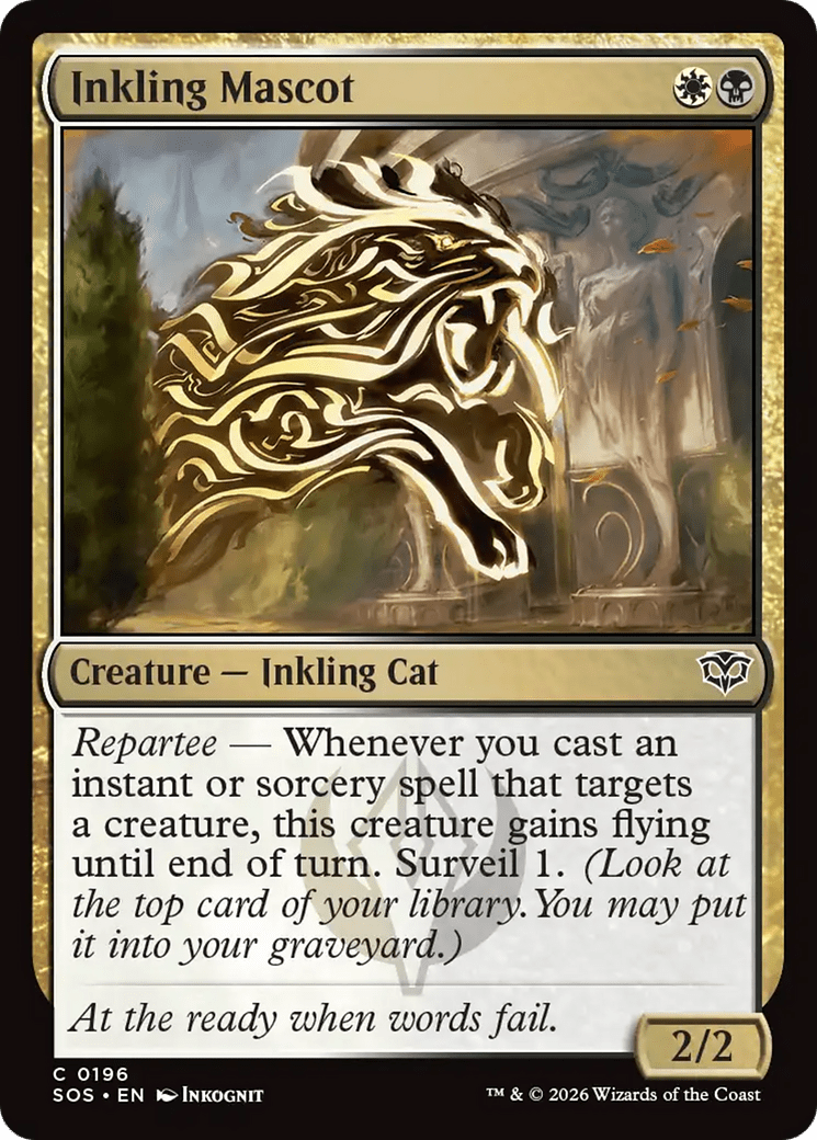 Inkling Mascot [Secrets of Strixhaven] MTG Single Magic: The Gathering  | Multizone: Comics And Games
