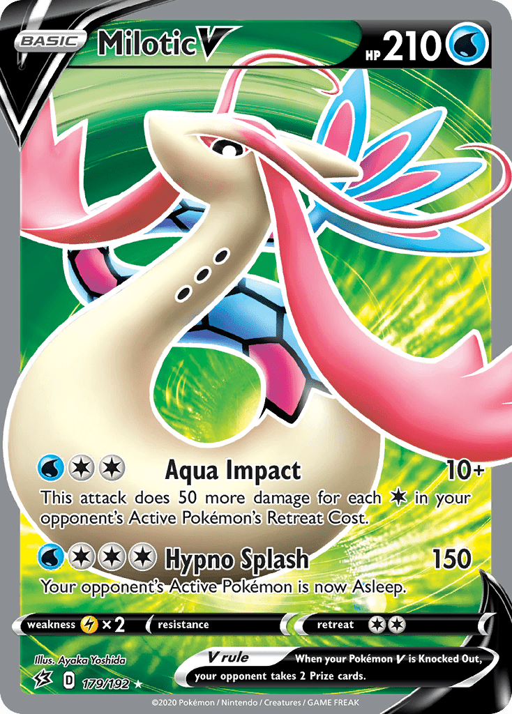 Milotic V (179/192) [Sword & Shield: Rebel Clash] Pokemon Single Pokémon  | Multizone: Comics And Games