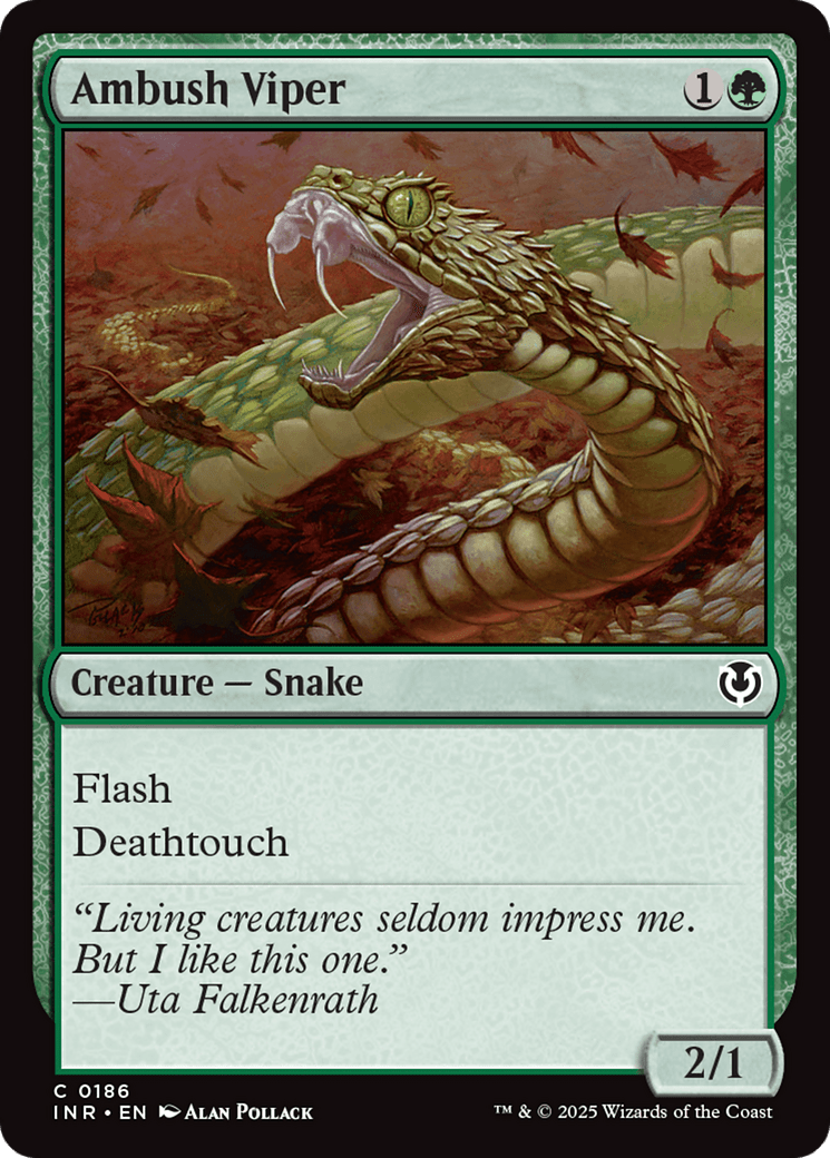 Ambush Viper [Innistrad Remastered] MTG Single Magic: The Gathering  | Multizone: Comics And Games