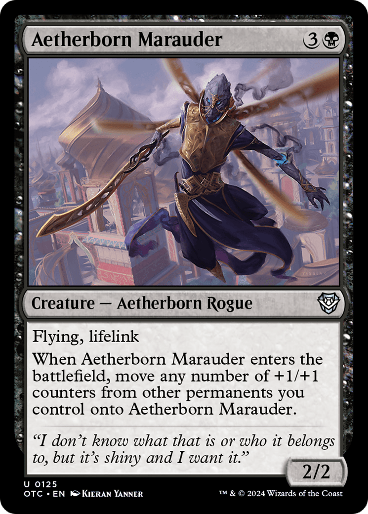 Aetherborn Marauder [Outlaws of Thunder Junction Commander] MTG Single Magic: The Gathering  | Multizone: Comics And Games