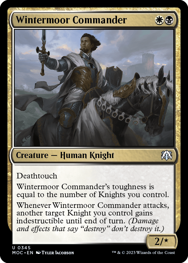 Wintermoor Commander [March of the Machine Commander] MTG Single Magic: The Gathering  | Multizone: Comics And Games