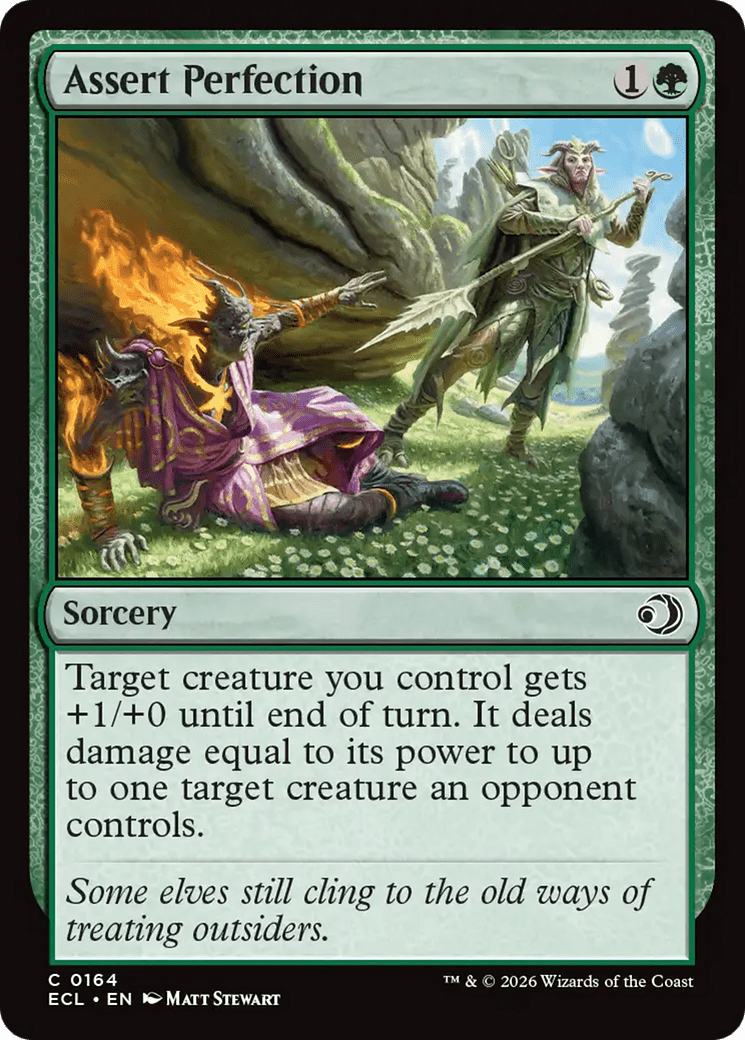 Assert Perfection [Lorwyn Eclipsed] MTG Single Magic: The Gathering  | Multizone: Comics And Games